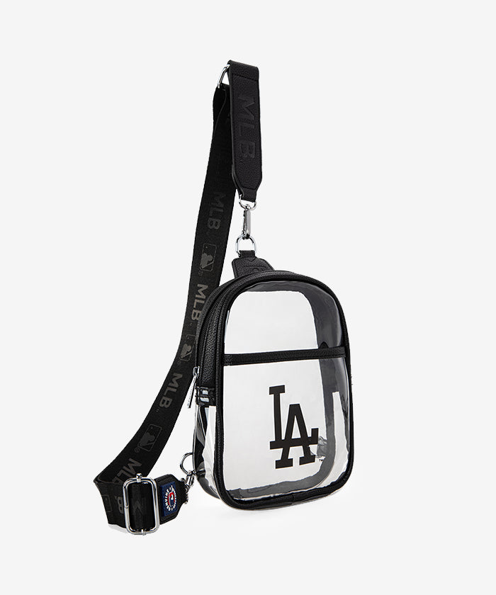 MLB Los Angeles Dodgers Clear Mini Sling Stadium Bag - BLACK