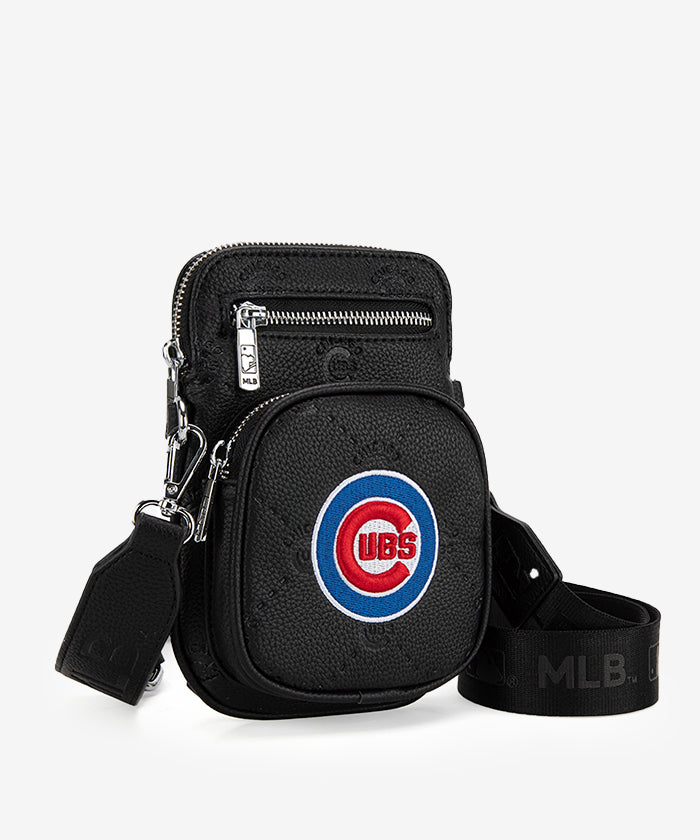 MLB Chicago Cubs Mini Crossbody Purse - BLACK