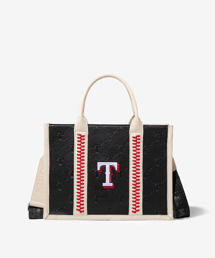 MLB Texas Rangers Tote Bag - BLACK