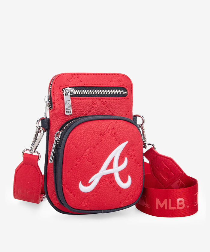 MLB Atlanta Braves Mini Crossbody Purse - RED