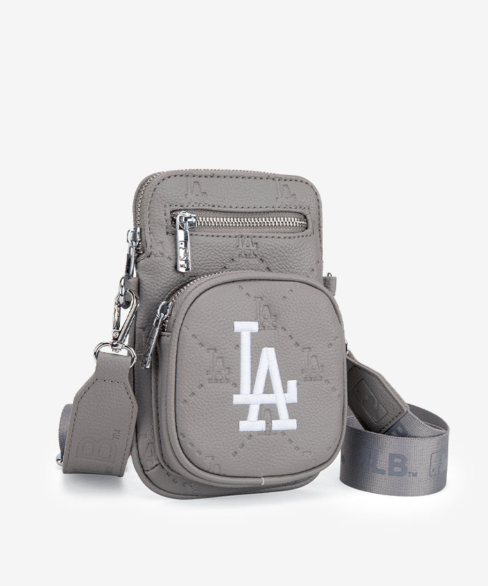 MLB Los Angeles Dodgers Mini Crossbody Purse - GREY