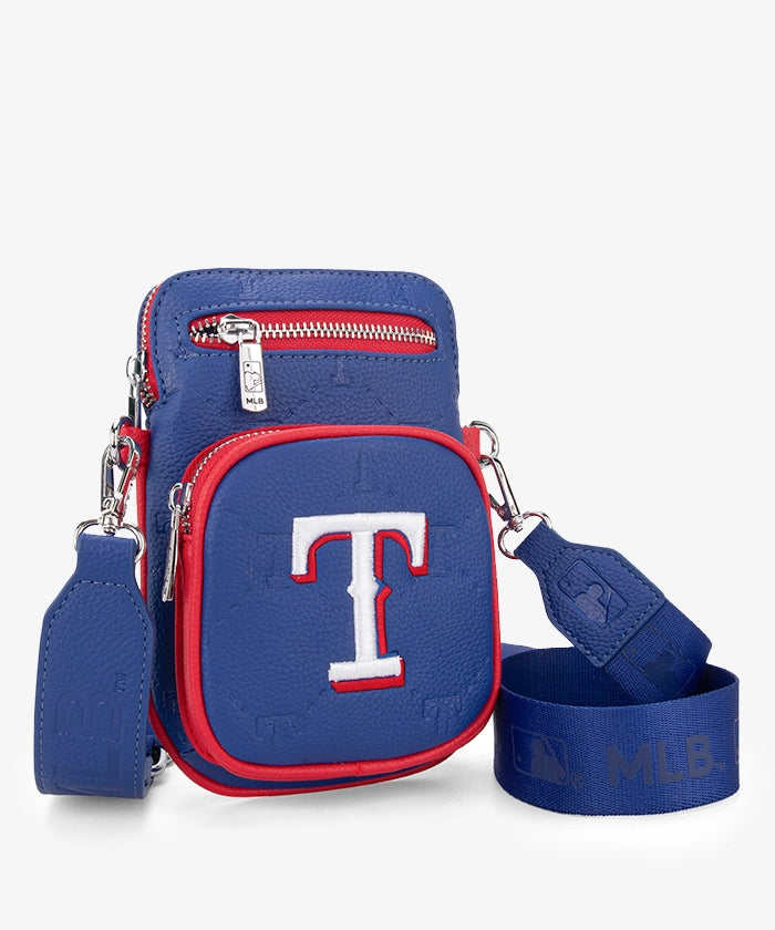 MLB Texas Rangers Mini Crossbody Purse - BLUE