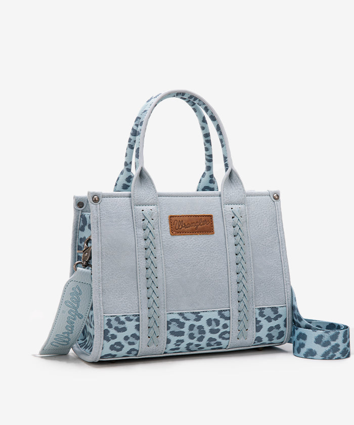 Wrangler Cow Print Crossbody Tote Bag - JEAN / MEDIUM