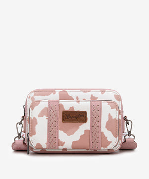 Wrangler Cow Print Crossbody Bag - Montana West World