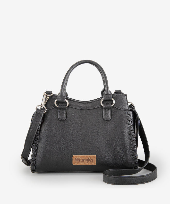 Wrangler Braided Tote Bag - BLACK