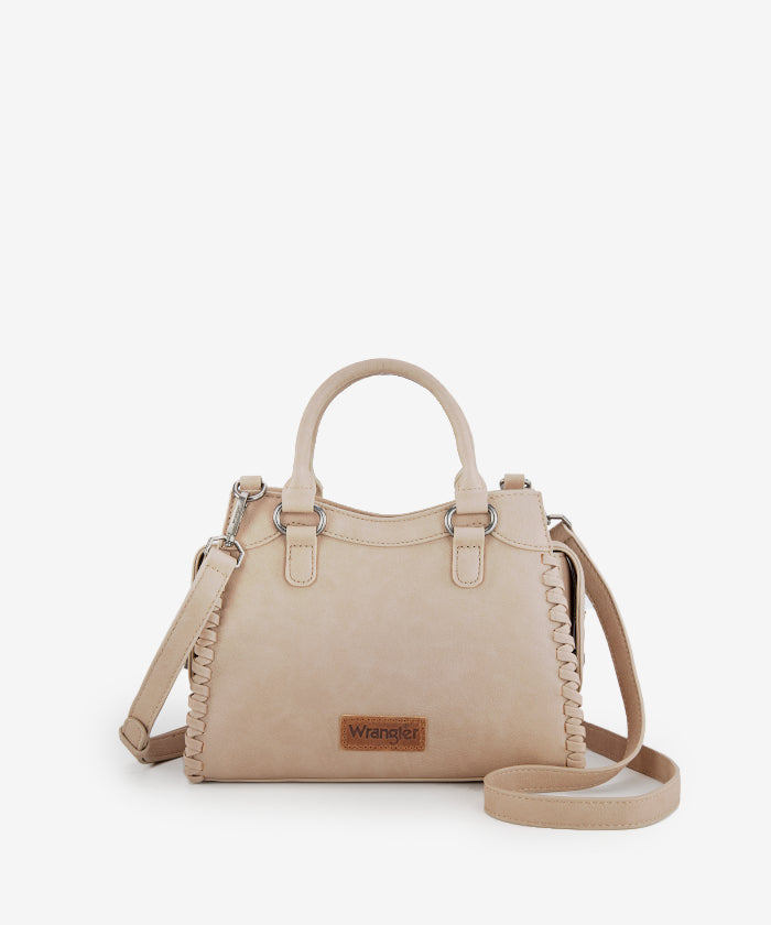 Wrangler Braided Tote Bag - KHAKI