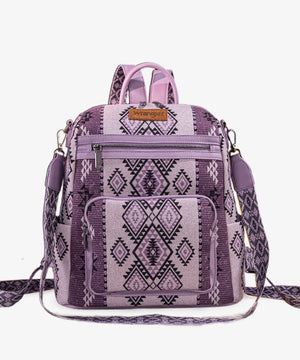 Wrangler Aztec Print Canvas Backpack - Montana West World