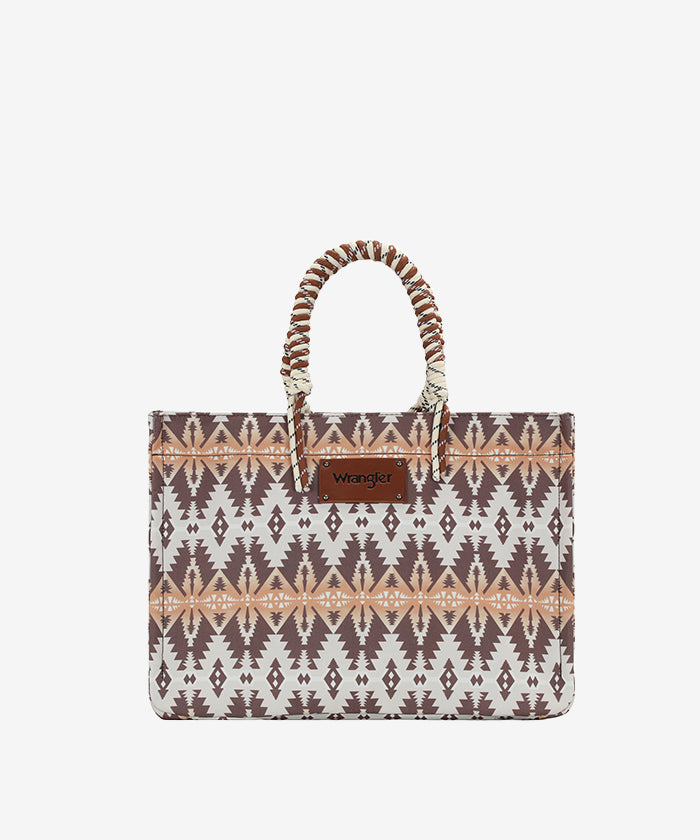Wrangler Southwestern Print Tote Bag - KHAKI