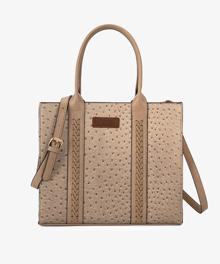 Wrangler Whipstitch Tote Bag - KHAKI / LARGE