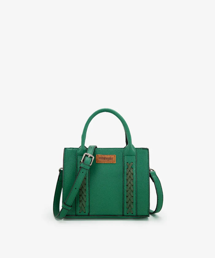 Wrangler Whipstitch Mini Tote Bag - DARK GREEN