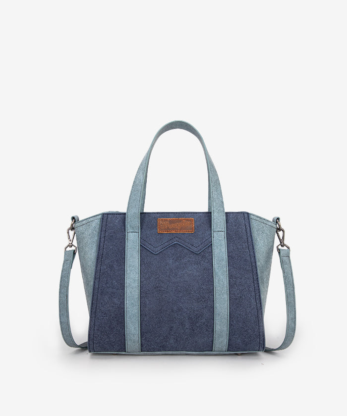 Wrangler Color Block Western Tote Bag