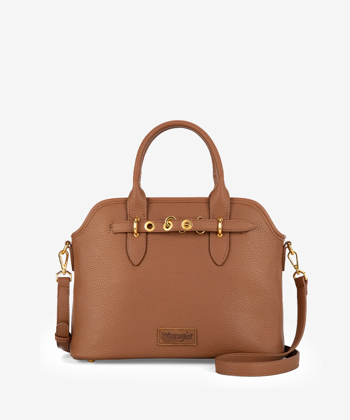 Wrangler Top Handle Tote Bag - BROWN