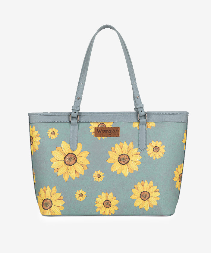 Wrangler Sunflower Print Wide Tote Bag
