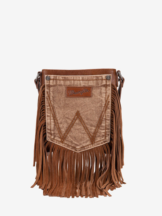 World Traveler Crossbody with Boho Fringe