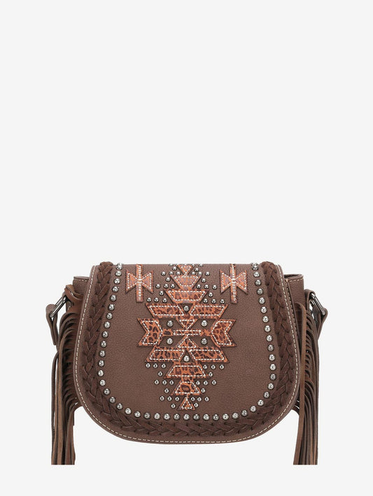 Cowhide Fringe Custom LV / Monotanna West Purse