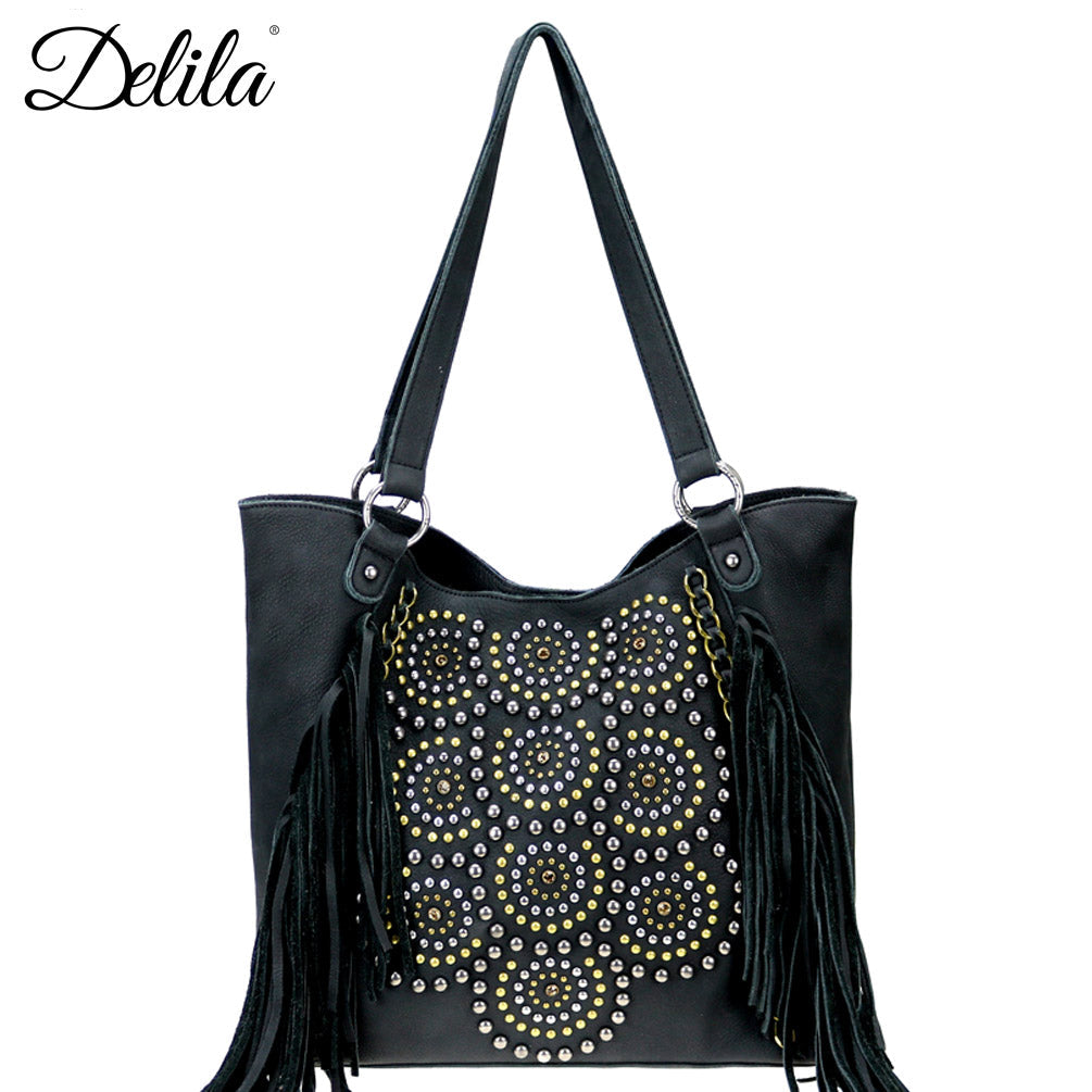 LEA-6046 Delila 100% Genuine Leather Collection Tote