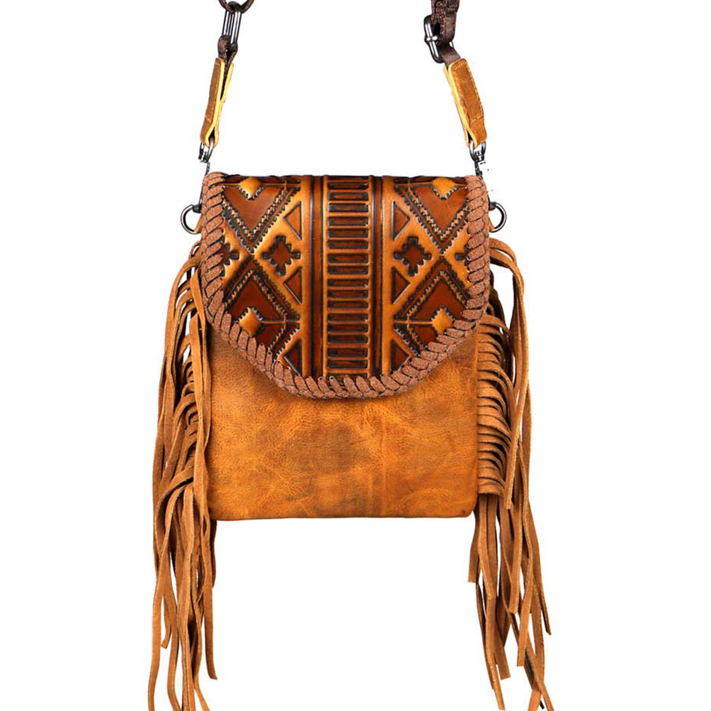 Plantainlily Fringe Crossbody Bag