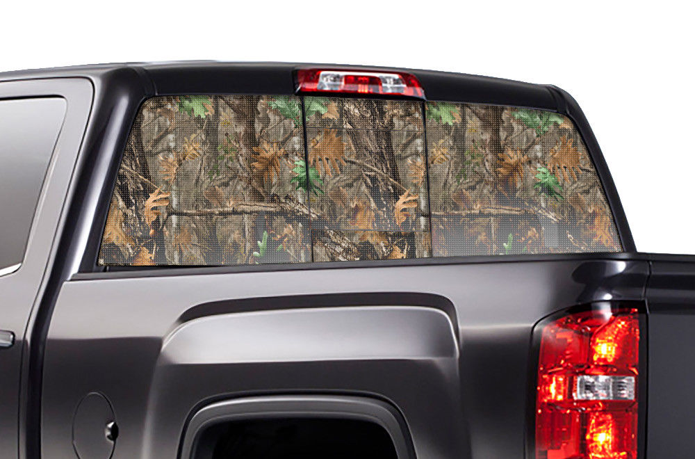 Chevy Silverado Rear Window Decals - Mossy Oak – RacerX Customs | Auto ...