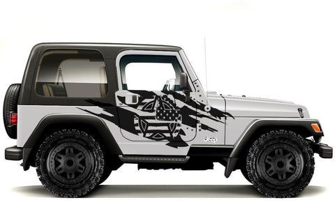 99-'06 Jeep Wrangler US Army Graphics – RacerX Customs | Auto Graphics,  Truck Grilles and Accessories