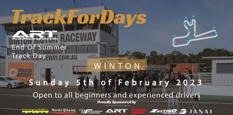 Track for Days & ART event poster, 5 Feb 2023