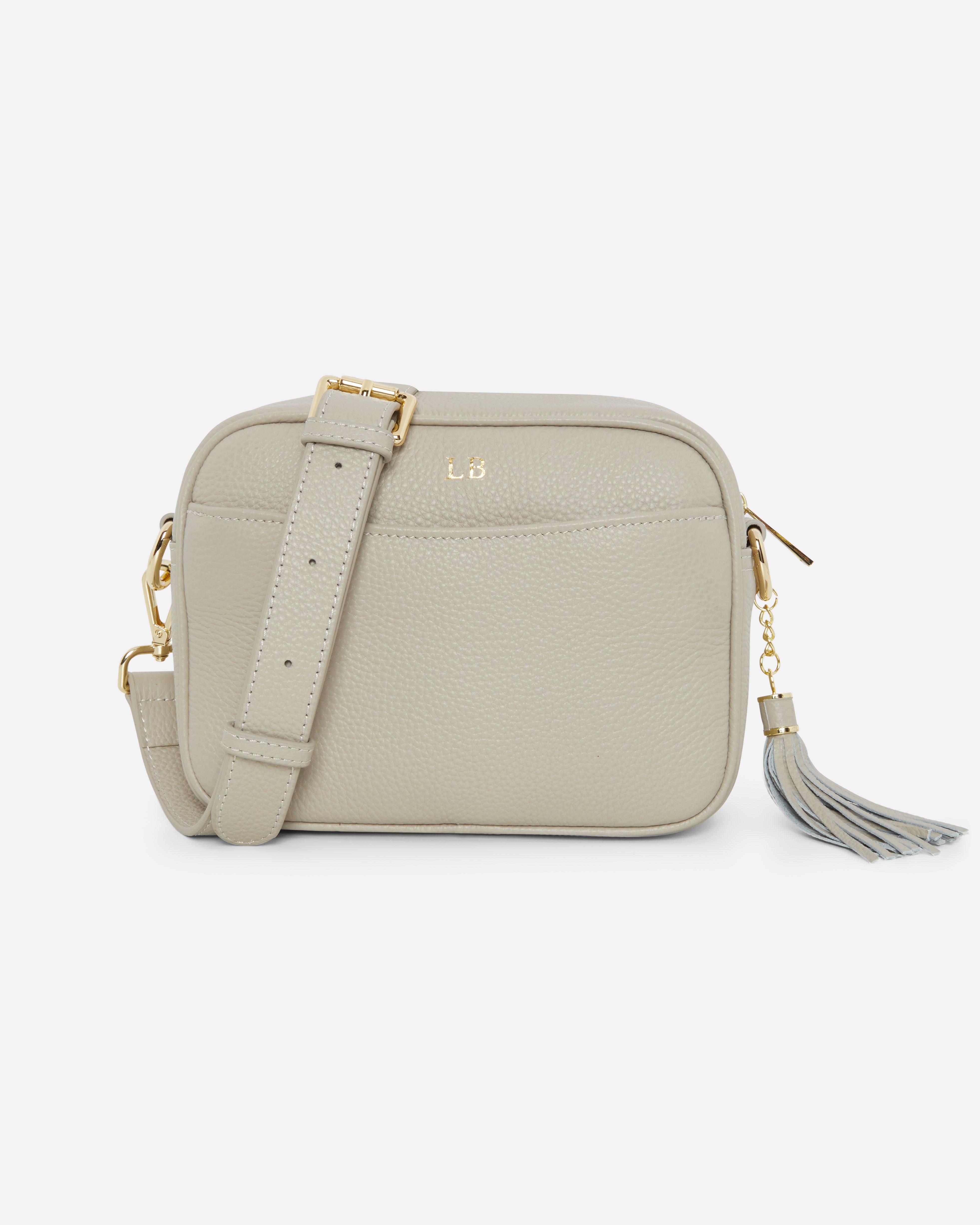 Image of Pippa Crossover Bag with Interchangeable Strap - Stone