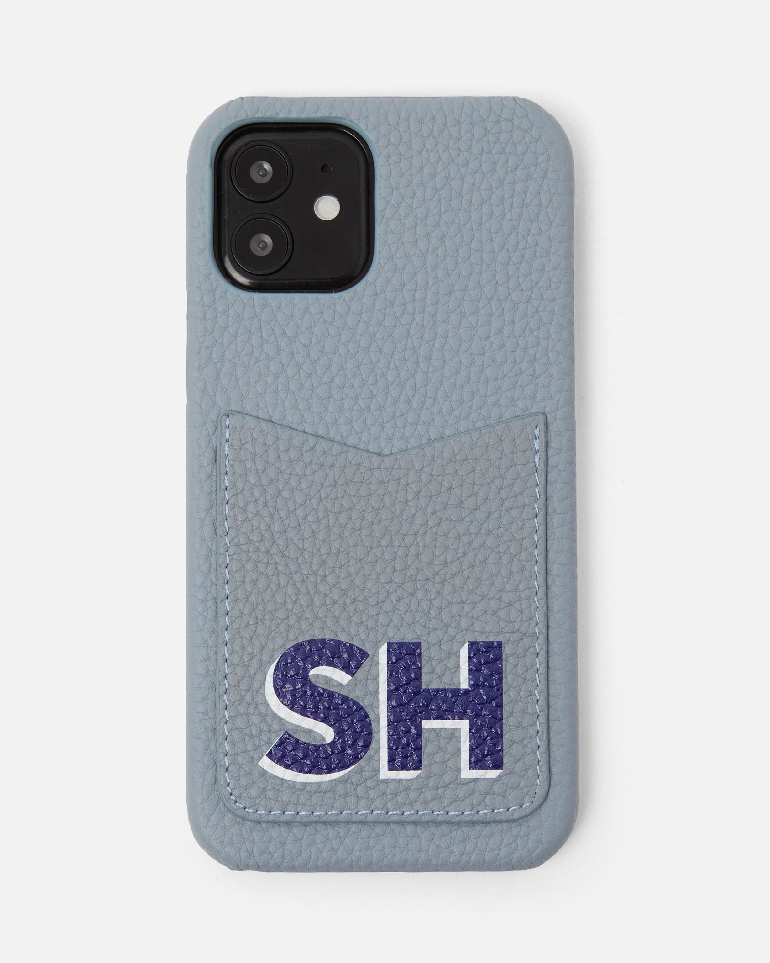 Image of Dropshadow Pocket Phone Case Cloud with Navy