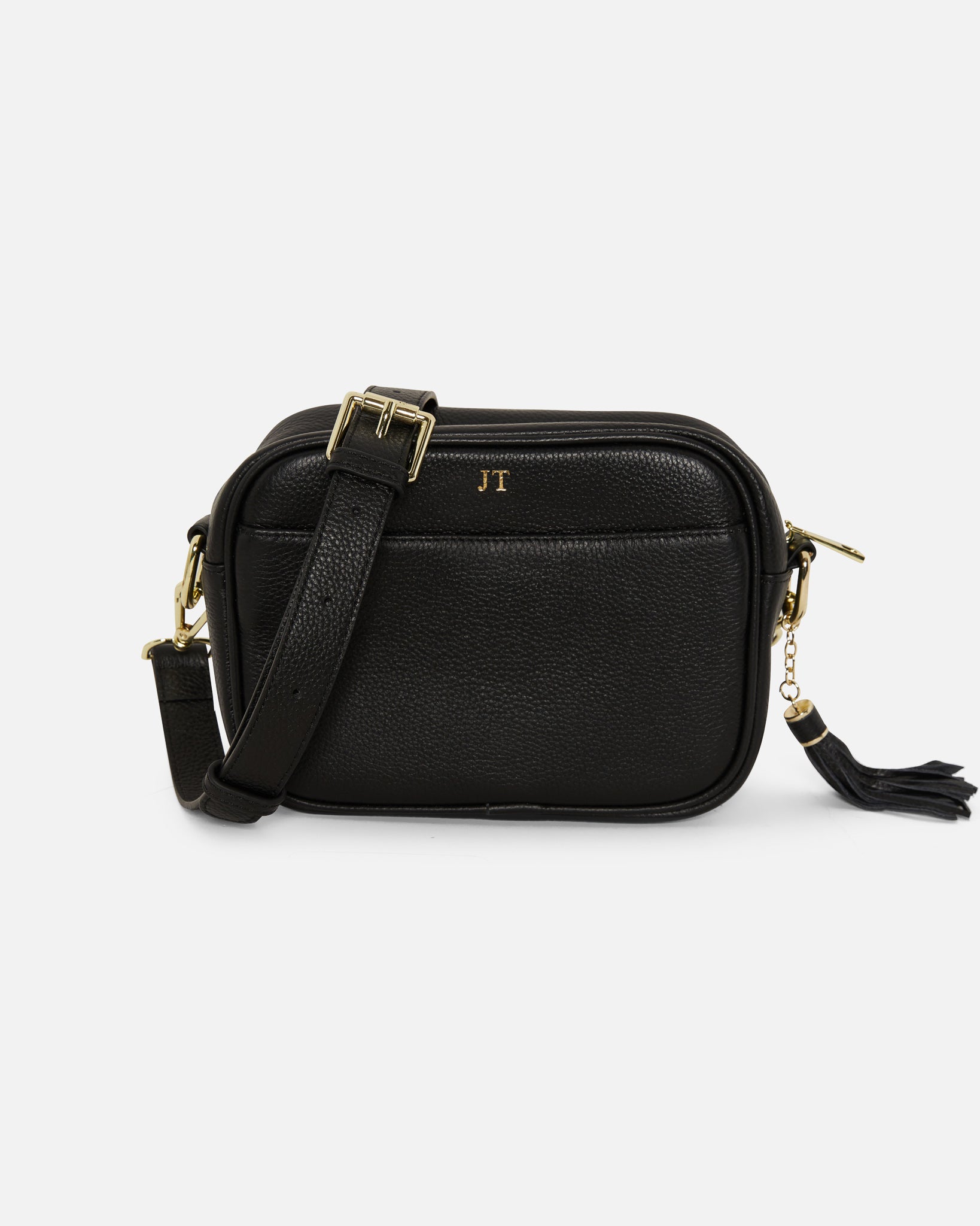 Image of Pippa Crossover Bag with Interchangeable Strap - Jet Black