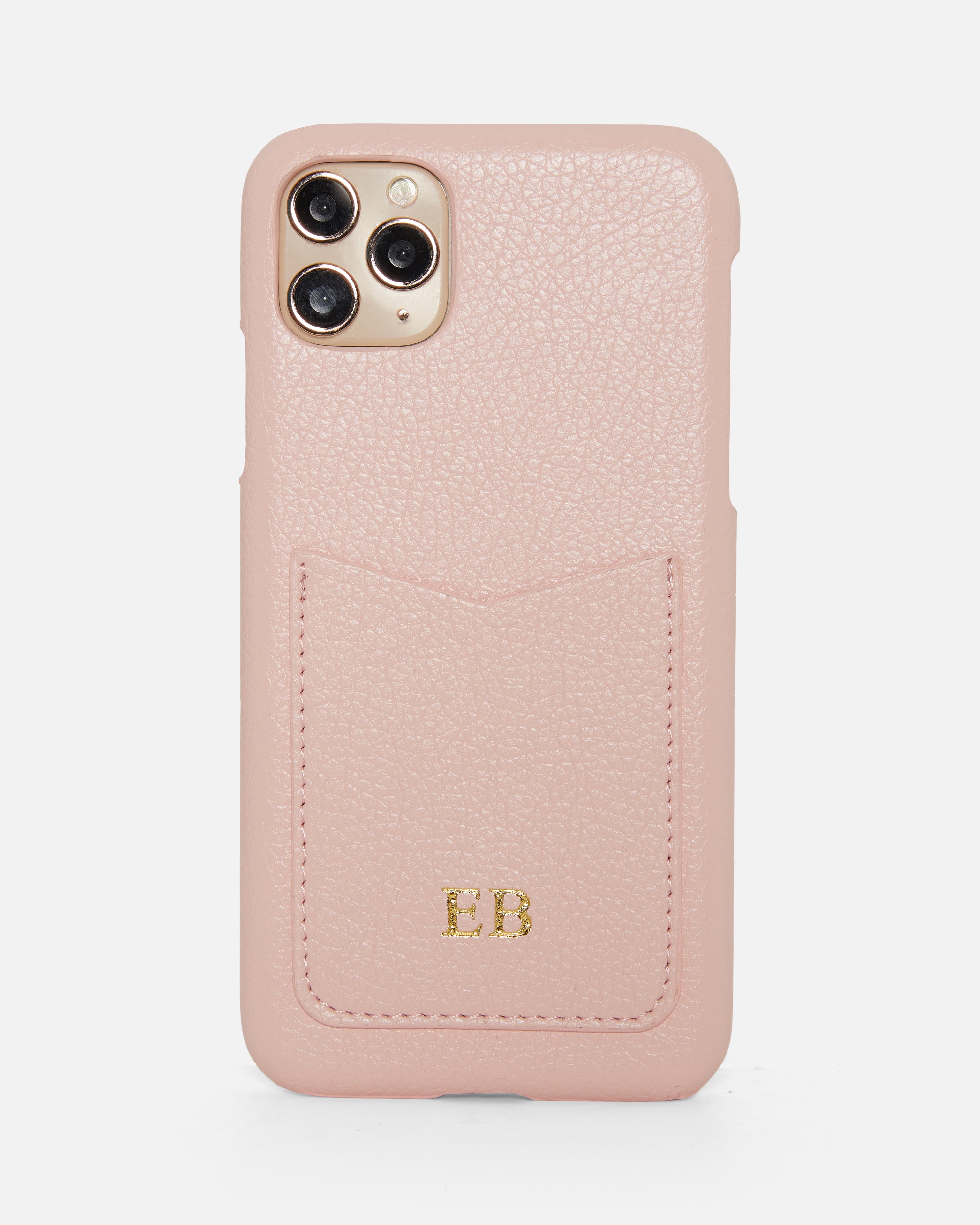 Image of Embossed Pocket Phone Case in Blush  