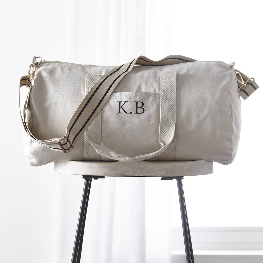 Image of Personalised Holdall | Natural