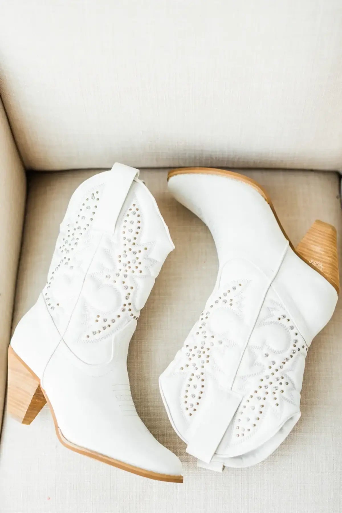 Houston Western Boots in White