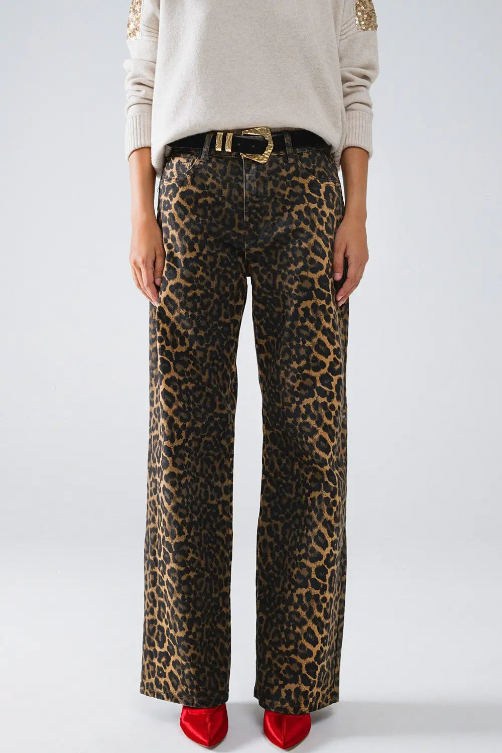 Leopard Print With Front and Back Ombré