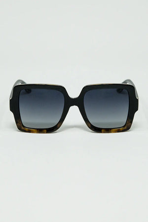 Sunglasses with a gradient print frame and black temples - MELISSA JEAN