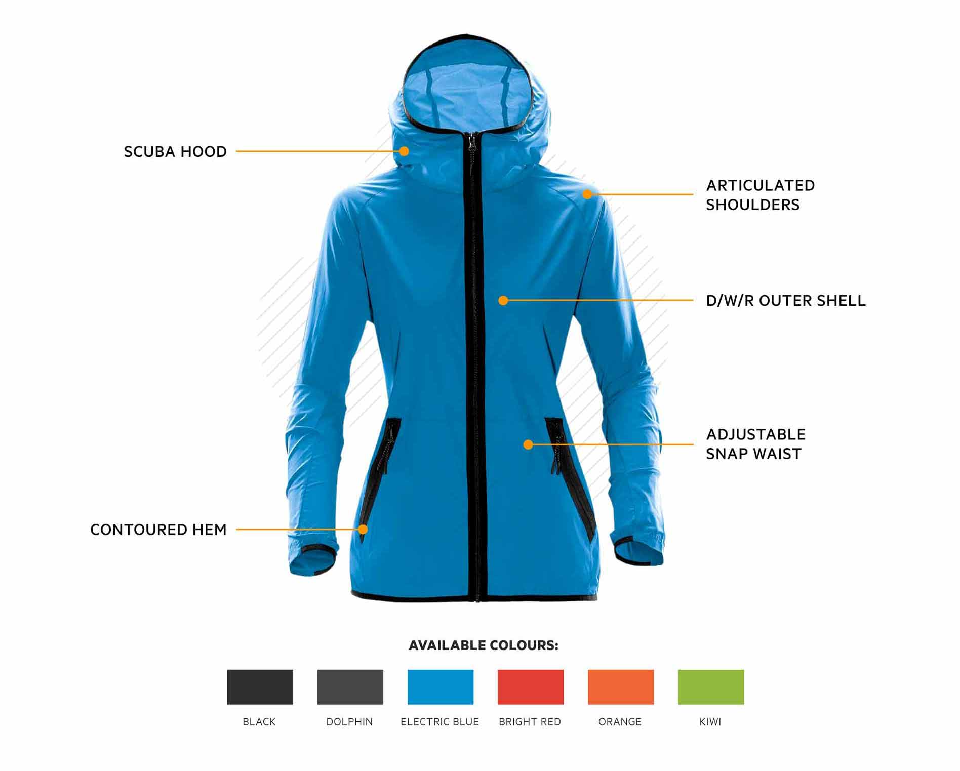 TMX-1W Stormtech Ozone Hooded Shell