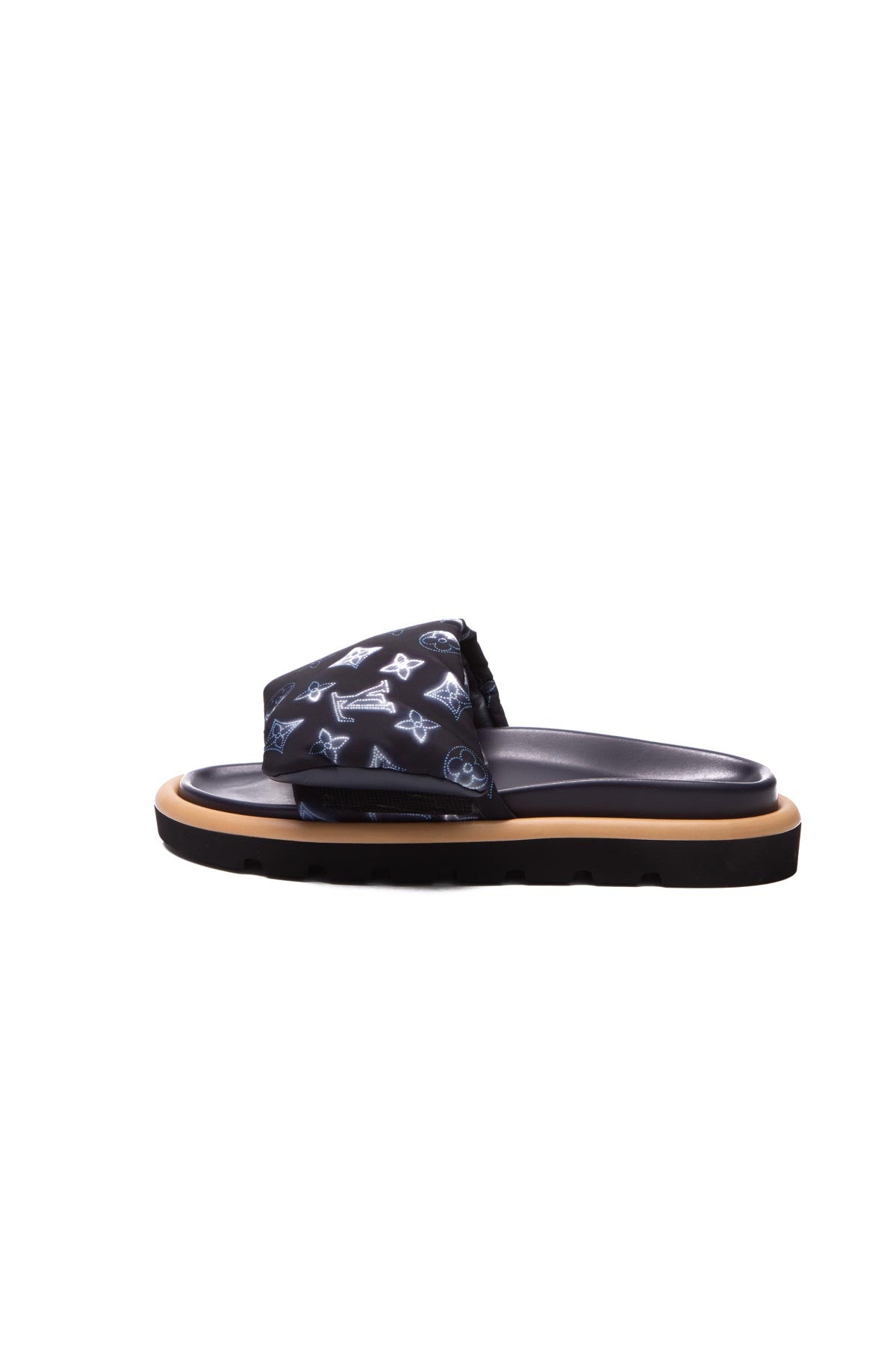 Mink sandals Louis Vuitton White size 10 US in Mink - 26165551