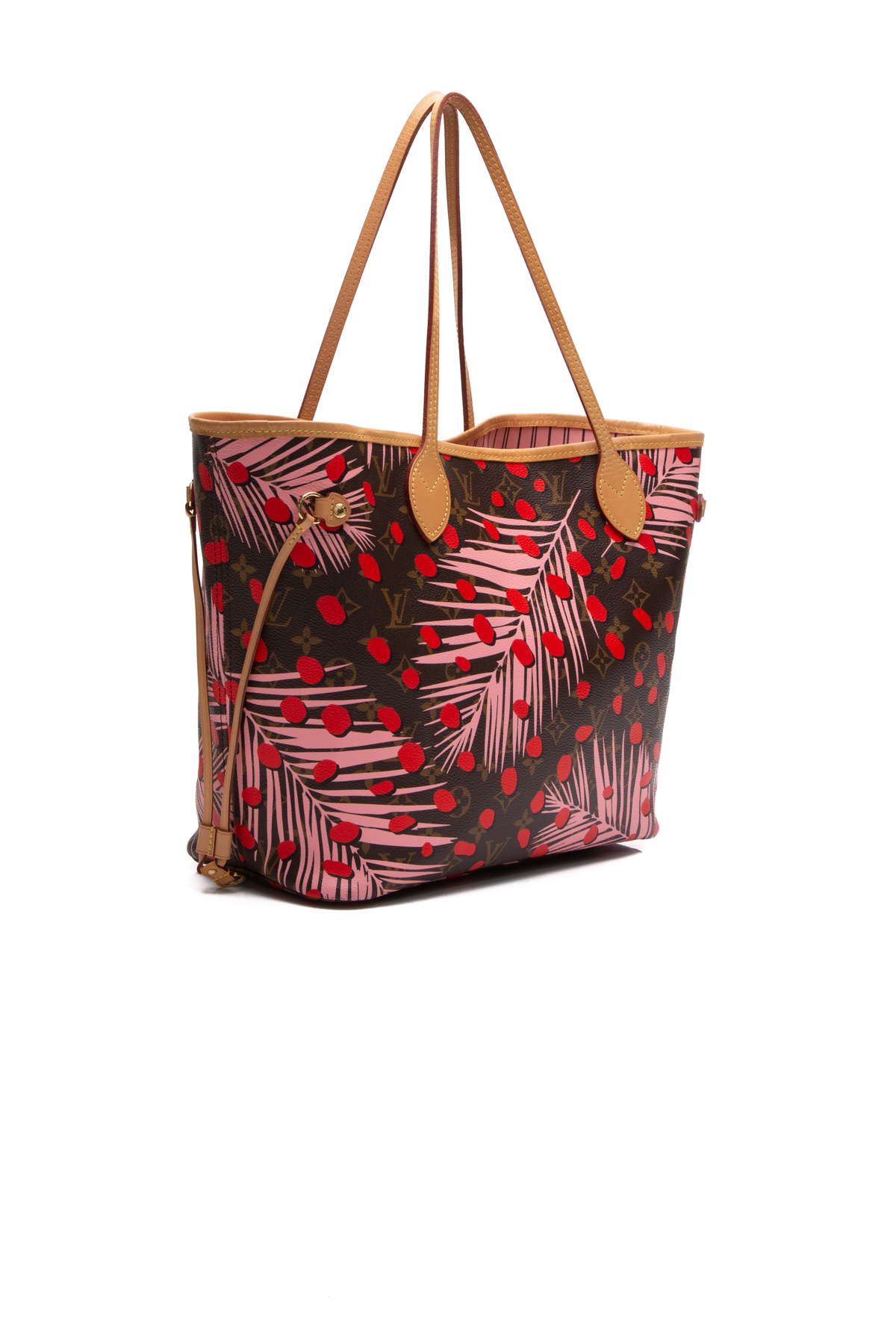 Louis Vuitton '16 Palm Springs Jungle Neverfull MM Tote Bag