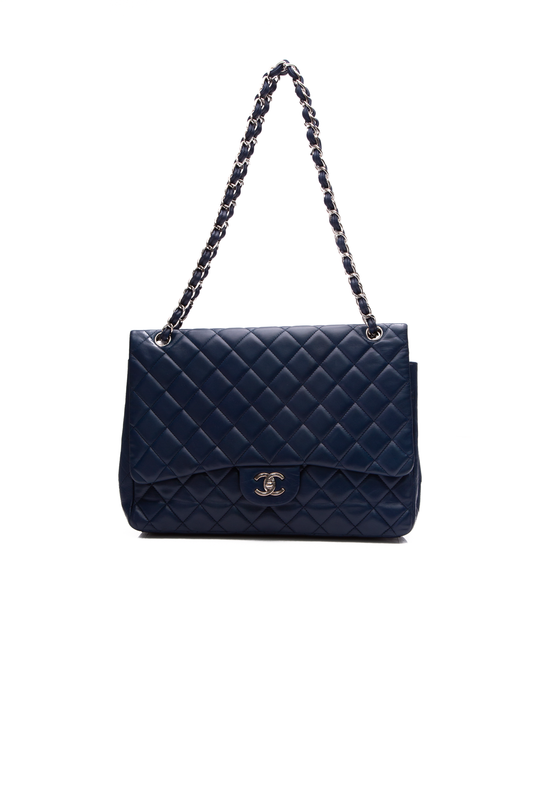 Chanel Classic Flap Bags Tagged Color_Blue - Couture USA