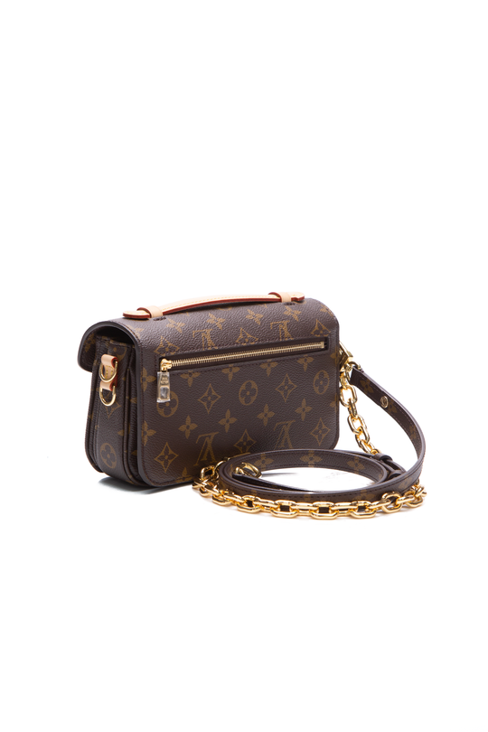 DHgate Louis Vuitton Style Pochette Metis East West Brown Monogram