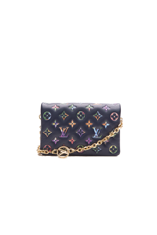 Louis Vuitton - Pochette Coussin - Leather - Black - Women - Luxury