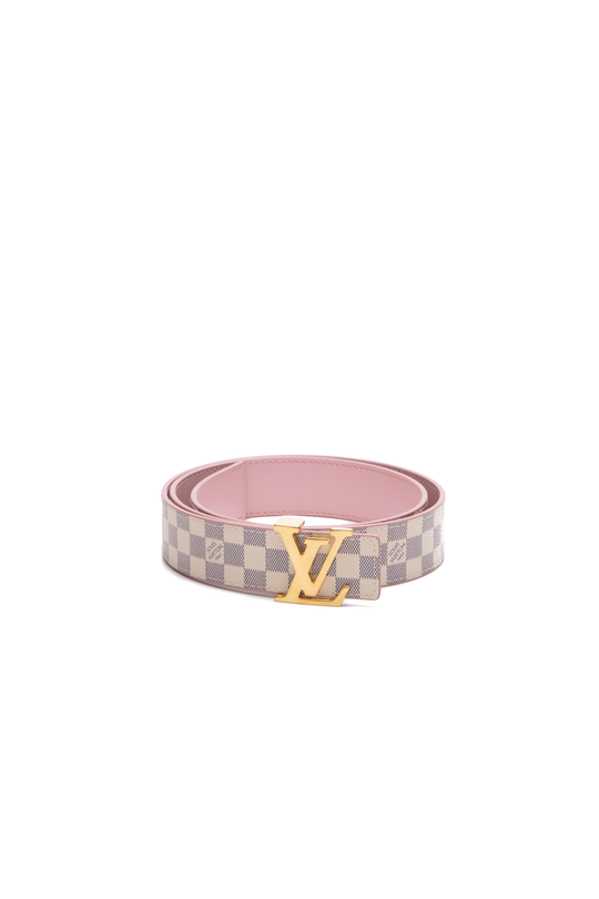 Louis Vuitton LV Escale LV Initiales Reversible Belt 30MM Pink in Calfskin  Leather with Gold-tone - US