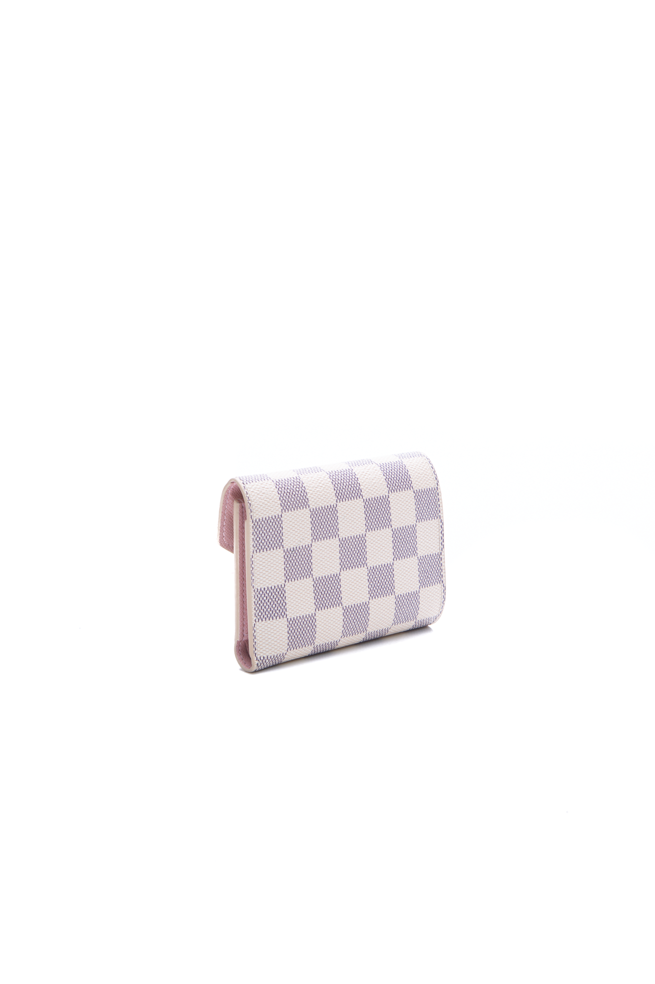 Louis Vuitton Damier Azur Victorine Wallet Rose Ballerine