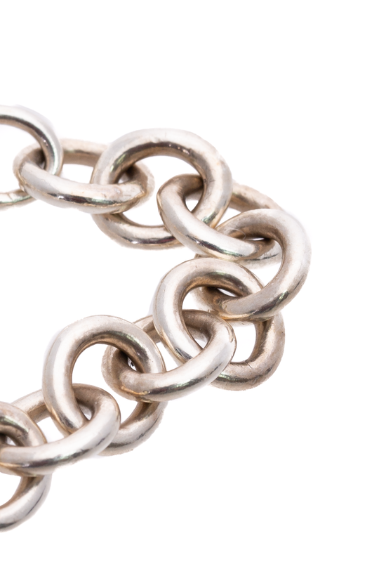 Tiffany & Co. 925 Silver 1837 Padlock Rolo Large Chain Link 16