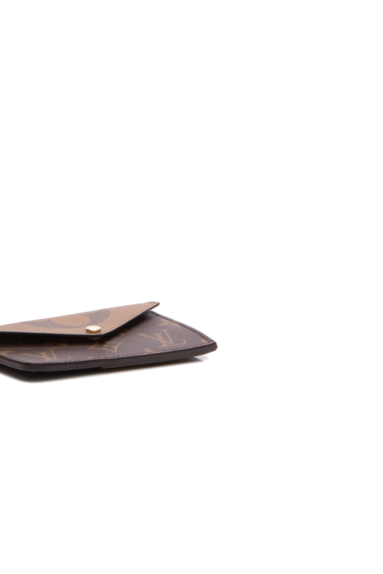 Recto Verso Card Holder - Luxury Monogram Reverse Canvas Brown