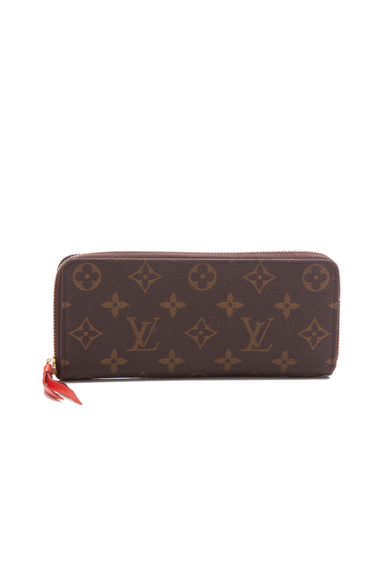 Authentic Louis Vuitton Classic Monogram Canvas Compact Zippy Wallet
