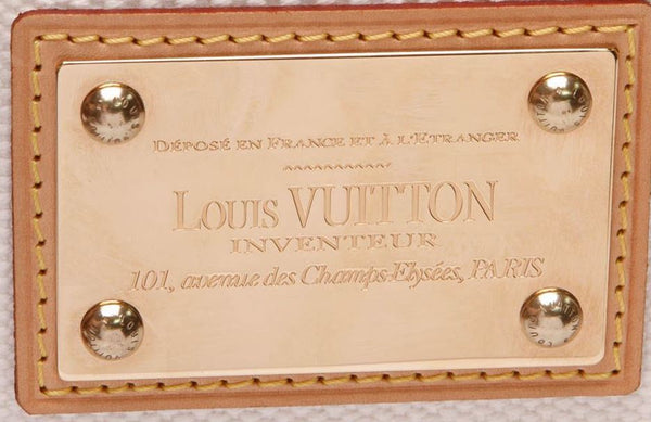 Initial Letter Logo LV Gold And White Color, With Stamp And Circle