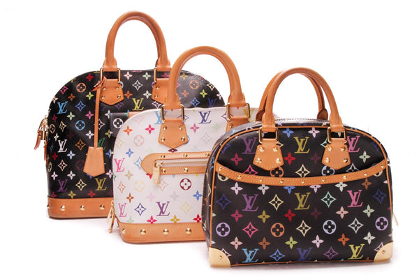 Louis Vuitton Pattern Print, White x Takashi Murakami Multicolore Monogram Speedy 30