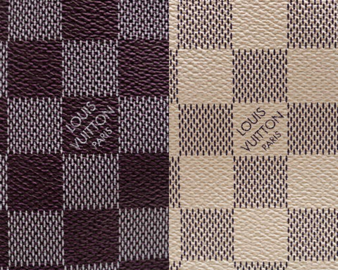 Louis Vuitton Damier Ebene Leather Fabric