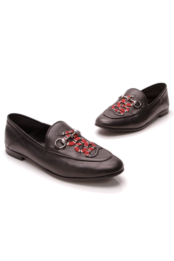 gucci snake loafers