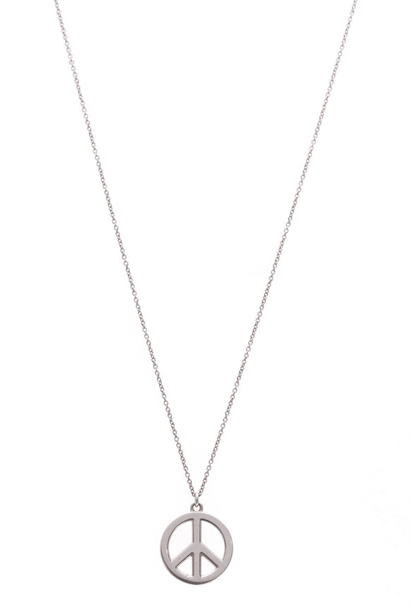 tiffany peace necklace