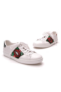 Gucci Ace Lips Embroidered Sneakers 