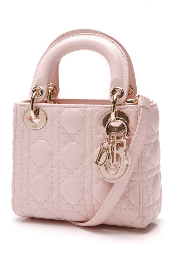 dior lady bag pink